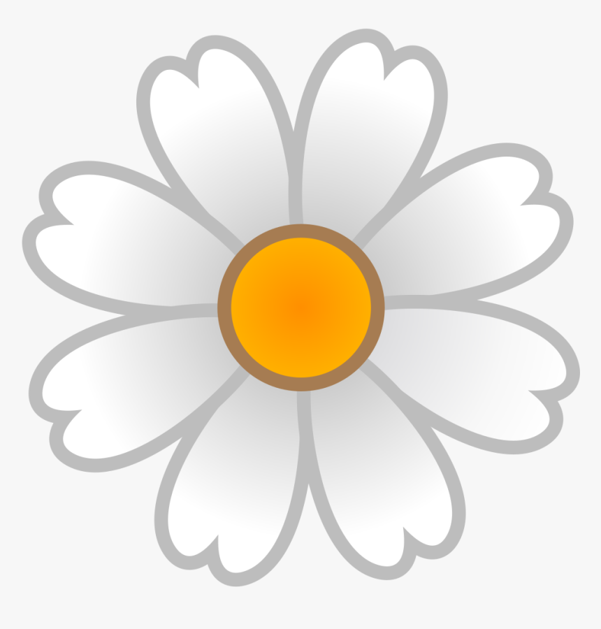 Blossom Icon - White Flower Emoji Png, Transparent Png, Free Download