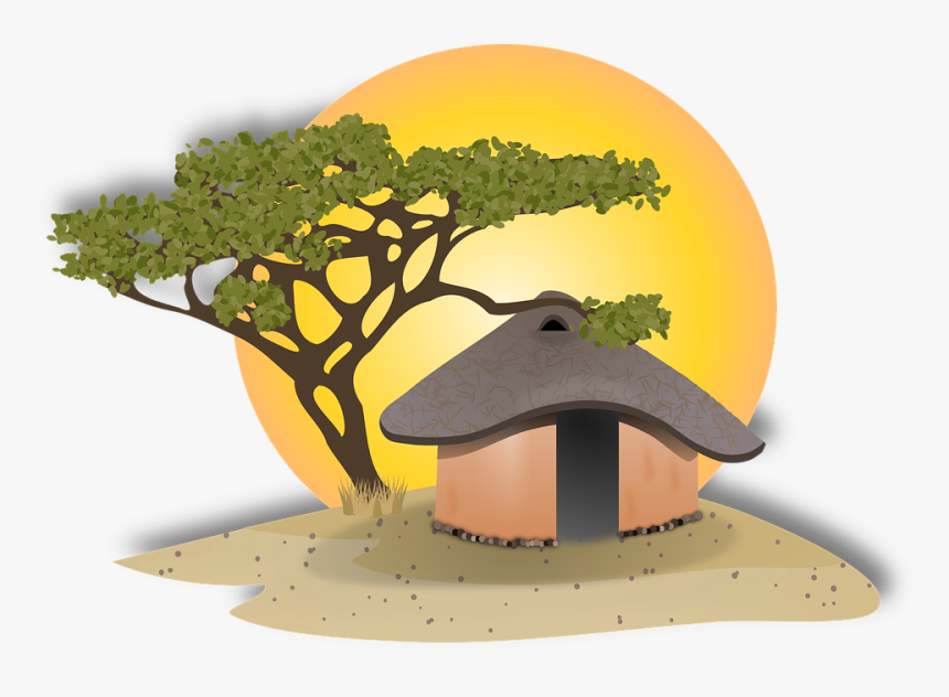 Clipart - African Hut Png, Transparent Png, Free Download