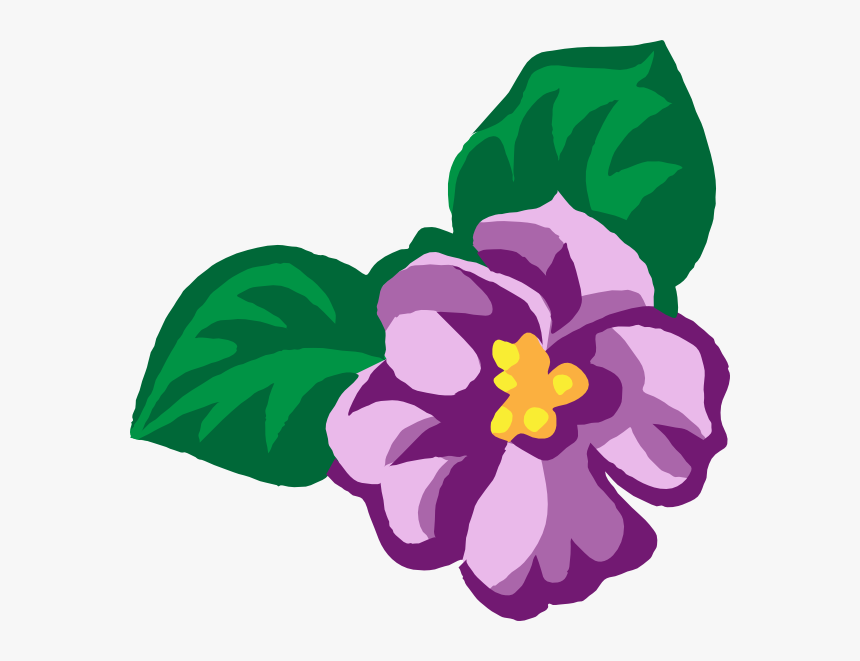 Transparent Africa Vector Png - African Violet Clip Art, Png Download, Free Download