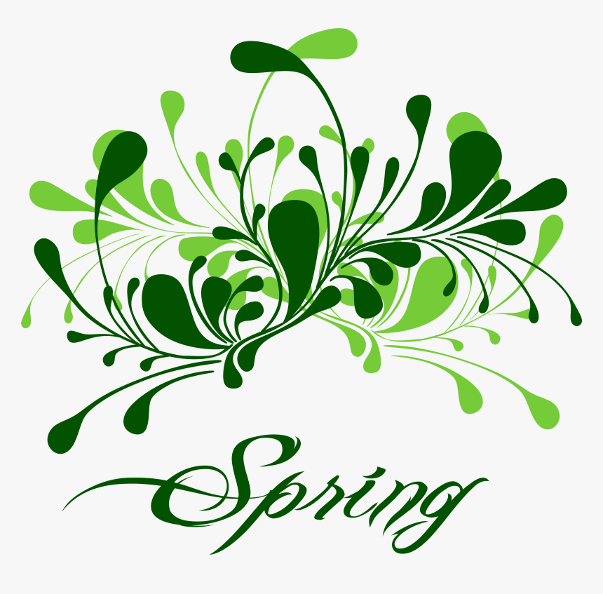 Transparent Spring Clipart - Spring Decor Leaves Clipart Png, Png Download, Free Download