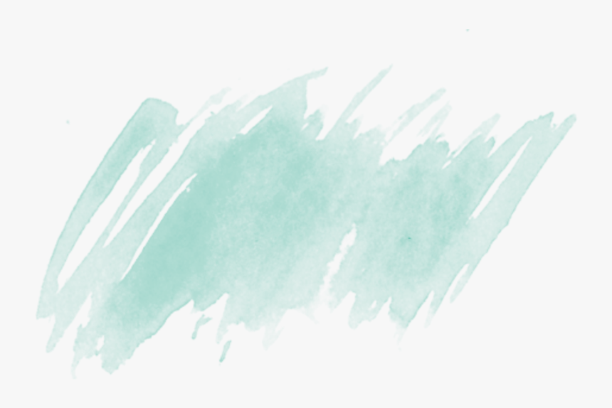 Light Green Watercolor Brush Stroke - Watercolor Brush Strokes Png, Transparent Png, Free Download