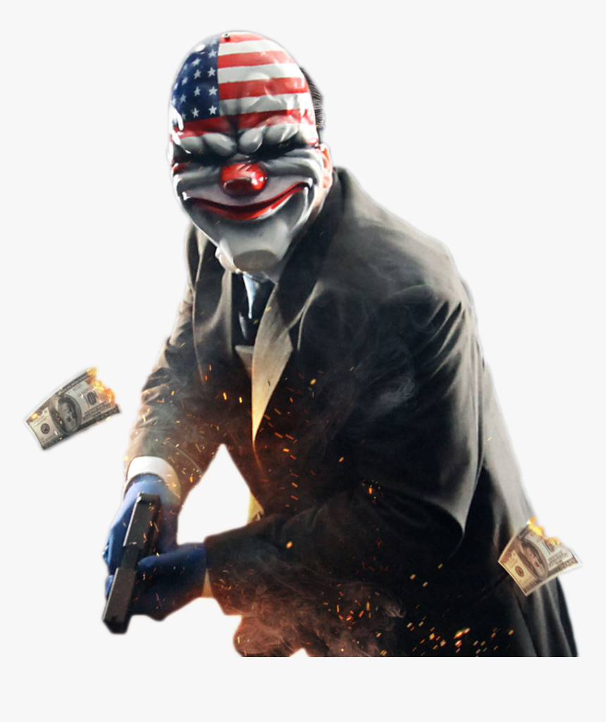 Transparent Video Game Renders Png - Dallas Payday2, Png Download, Free Download
