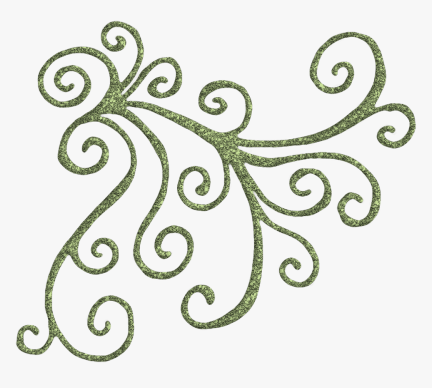 Cool Design Png - Green Swirl, Transparent Png, Free Download