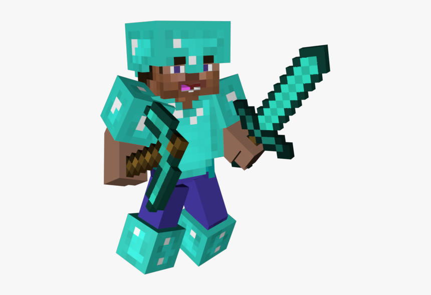 Toy,fictional Character,video Game Software,lego,action - Minecraft Png, Transparent Png, Free Download