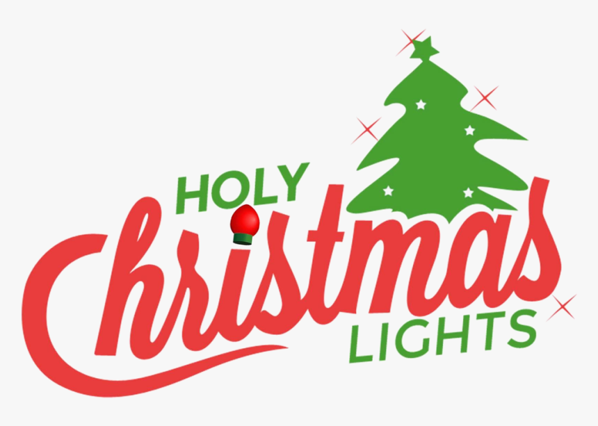 Test Holy Christmas Lights - Christmas Tree, HD Png Download, Free Download