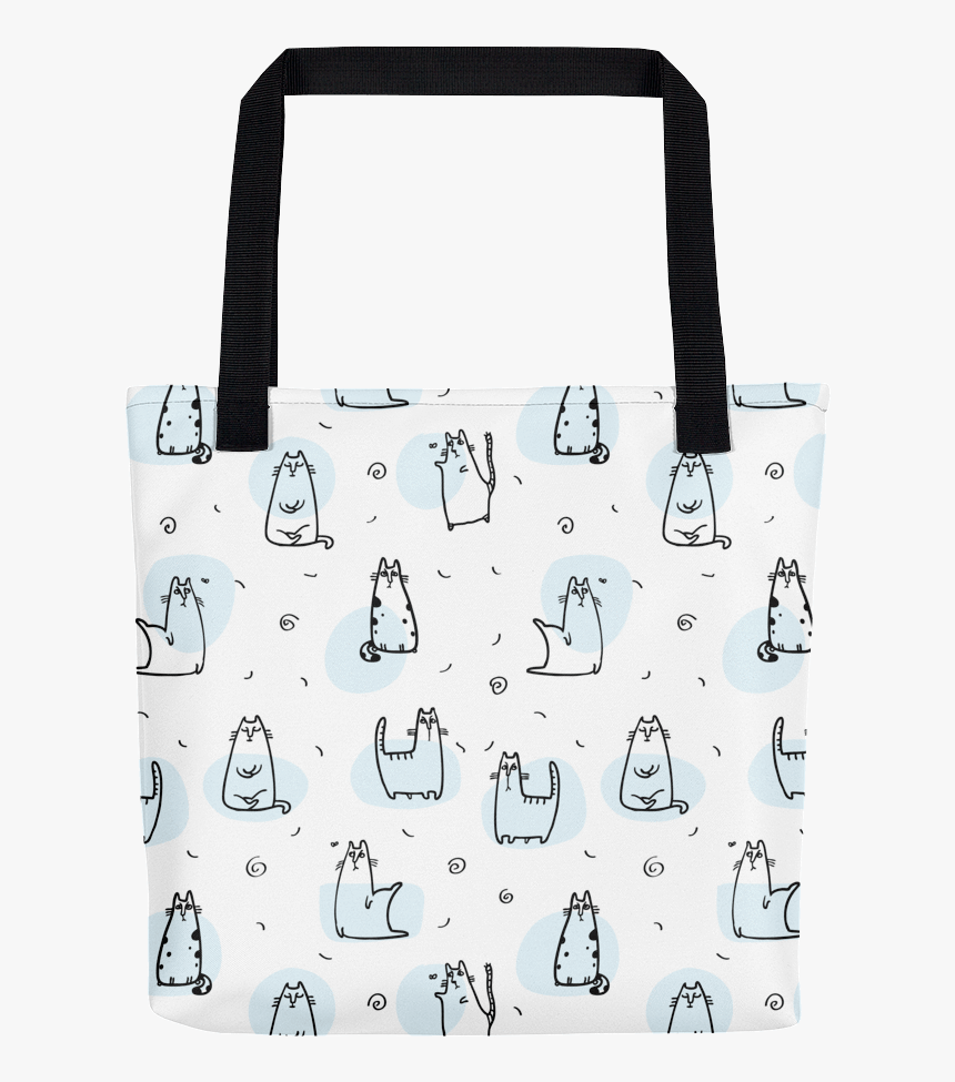 Pattern Cat "cool Cat Eggshell - Tote Bag, HD Png Download, Free Download