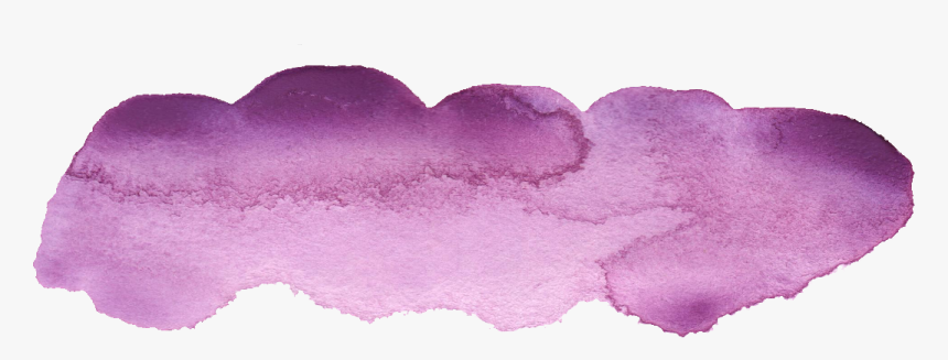 24 Purple Watercolor Brush Stroke - Purple Watercolor Transparent Background, HD Png Download, Free Download