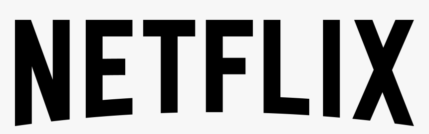 Netflix Logo Png Black Banner Black And White - Netflix, Transparent Png, Free Download