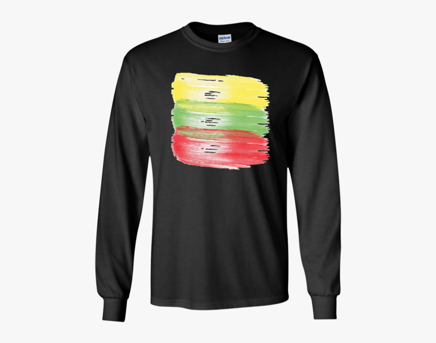 Brush Strokes Guys Long Sleeve - Dungeon And Dragons Tshirts Funny, HD Png Download, Free Download