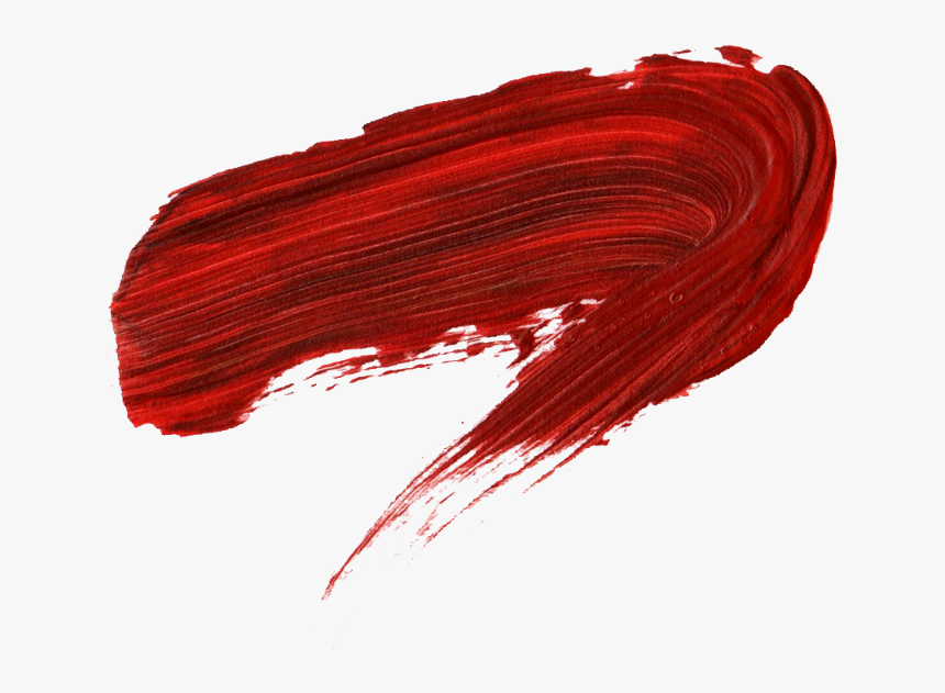 Red Paint Stroke Png - Красный Мазок Пнг, Transparent Png, Free Download