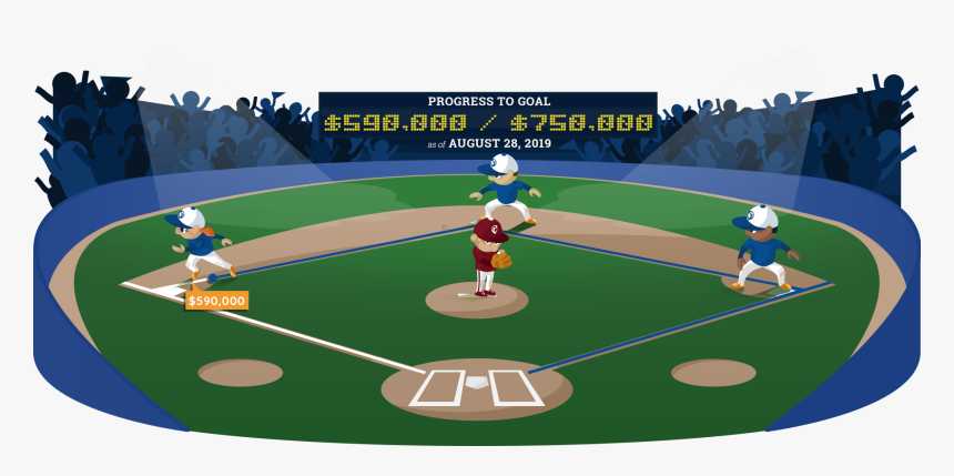 Fundraiser Background - Baseball Field, HD Png Download, Free Download