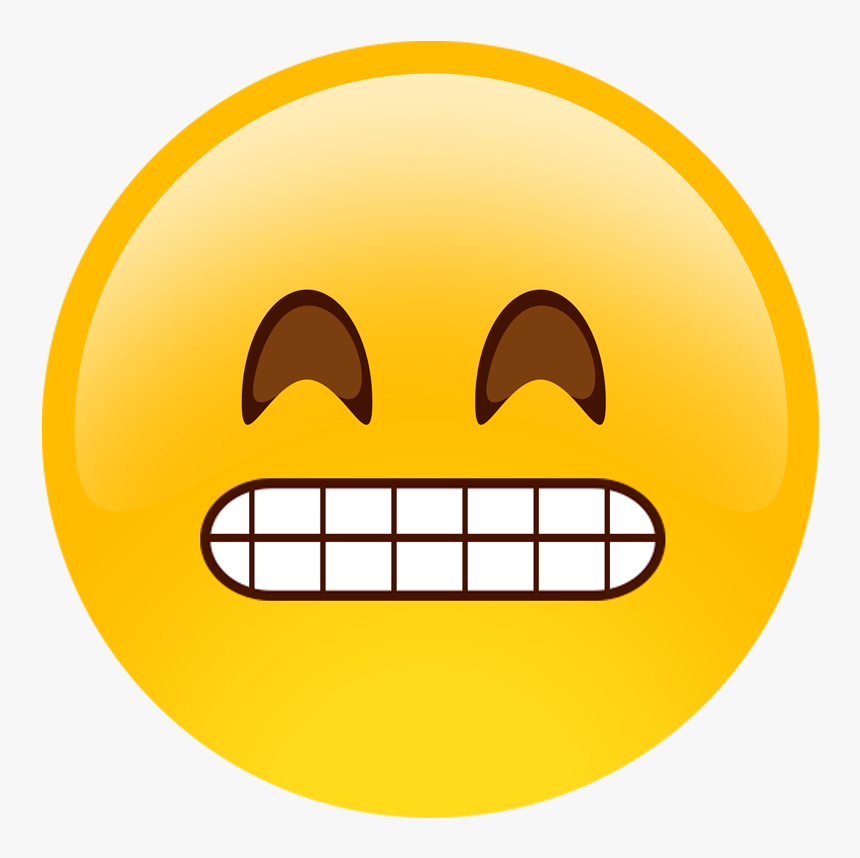 Gergin Emoji Clipart Emoticon Emoji Smiley - Nervous Face, HD Png Download, Free Download