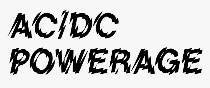 Ac/dc "powerage" - Graphic Design, HD Png Download, Free Download