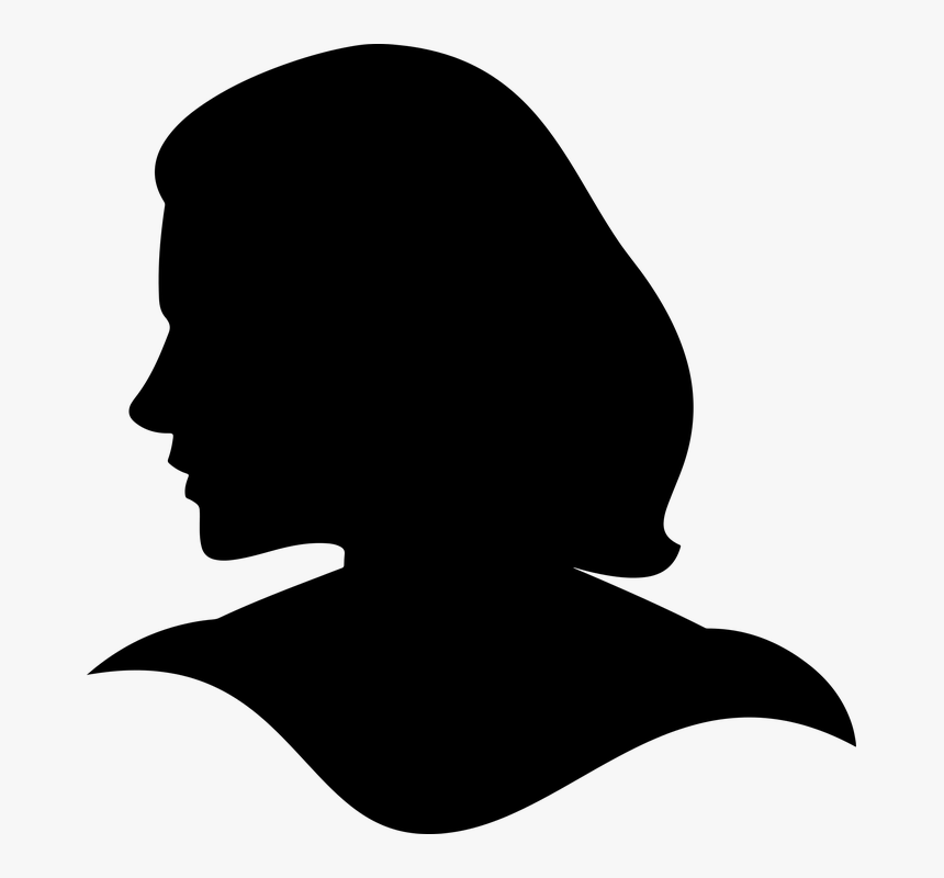 Female, Girl, Head, Silhouette, Woman - Woman Head Silhouette Png, Transparent Png, Free Download