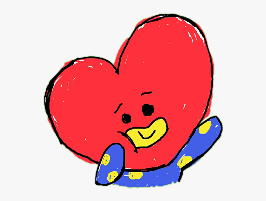 Tumblr Transparent Collage Sticker By Internetokay - Tata And Mang Bt21, HD Png Download, Free Download