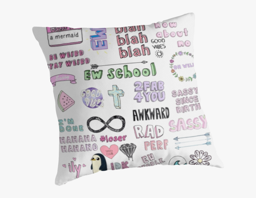 "tumblr Transparent Collage - Cushion, HD Png Download, Free Download