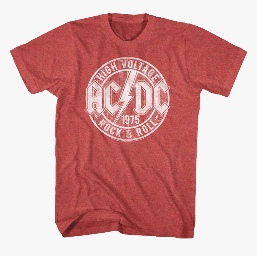 High Voltage Rock And Roll Acdc T-shirt - Active Shirt, HD Png Download, Free Download