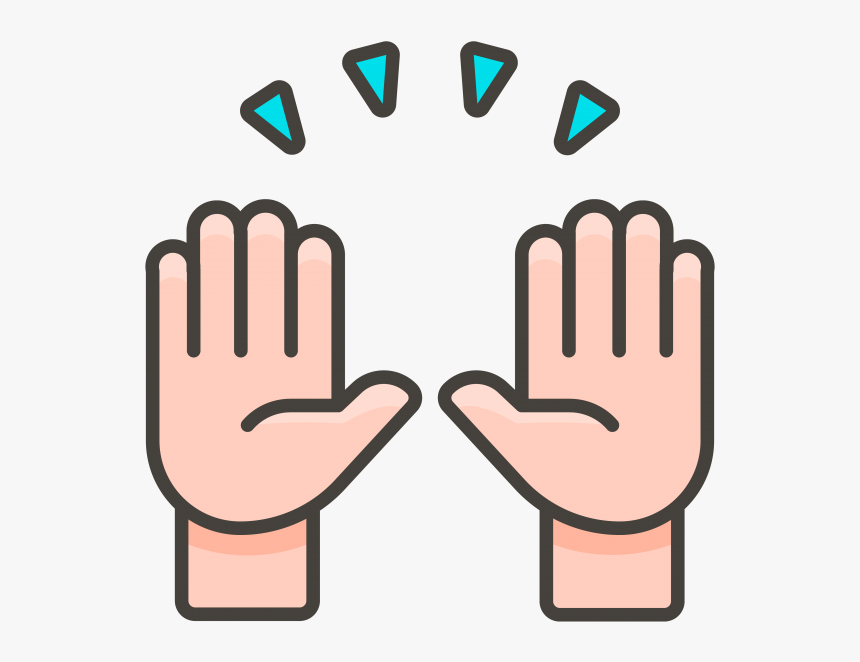 Nails Emoji Png -raising Hands Emoji - Emoji Manos Arriba, Transparent Png, Free Download