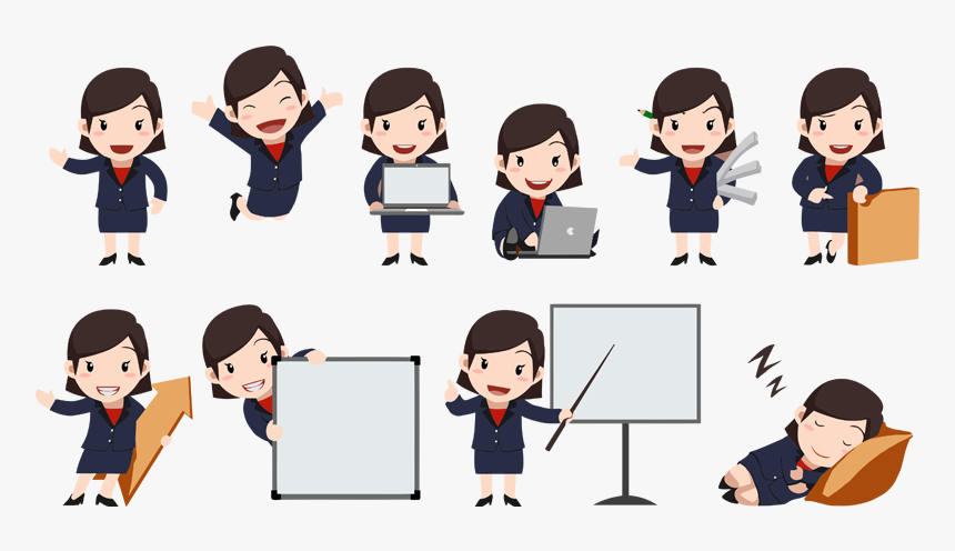 Business Woman Vector Png, Transparent Png, Free Download
