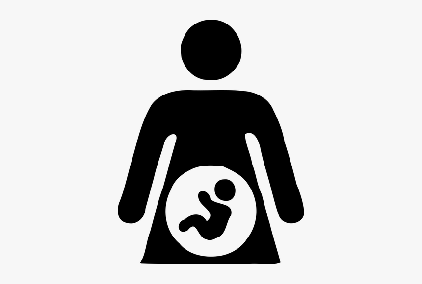 Pregnant Woman Vector - Pregnant Clipart, HD Png Download, Free Download