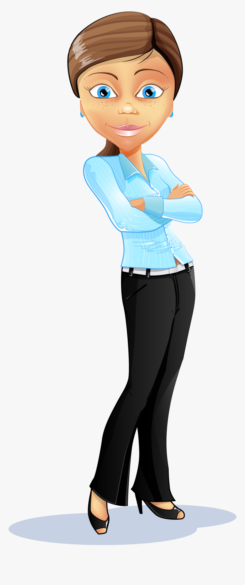 Vector Women Character - Cartoon Women Png, Transparent Png, Free Download