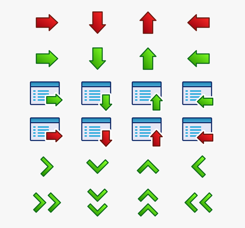 Arrow, Button, Navigation, Left, Right, Menu, Down, - Arrow Up And Down Icon, HD Png Download, Free Download