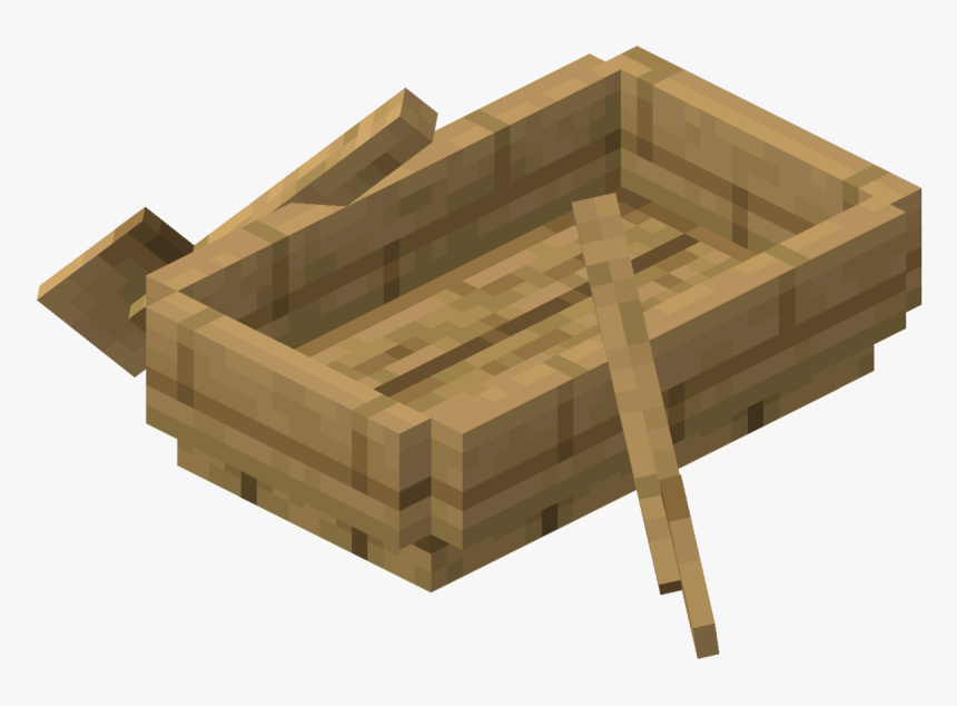 Birch Boat Minecraft, HD Png Download, Free Download