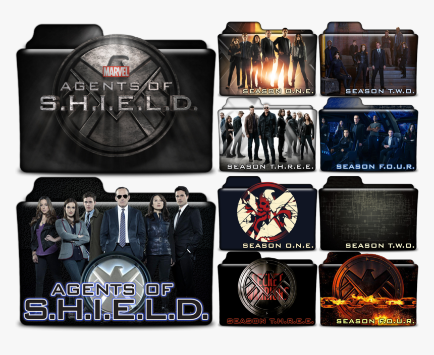 Agents Of Shield Logo Png - Agents Of Shield All Seasons Logo, Transparent Png, Free Download