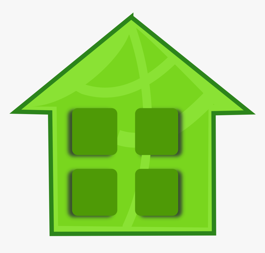 Green Home Clip Arts - Home Icon, HD Png Download, Free Download
