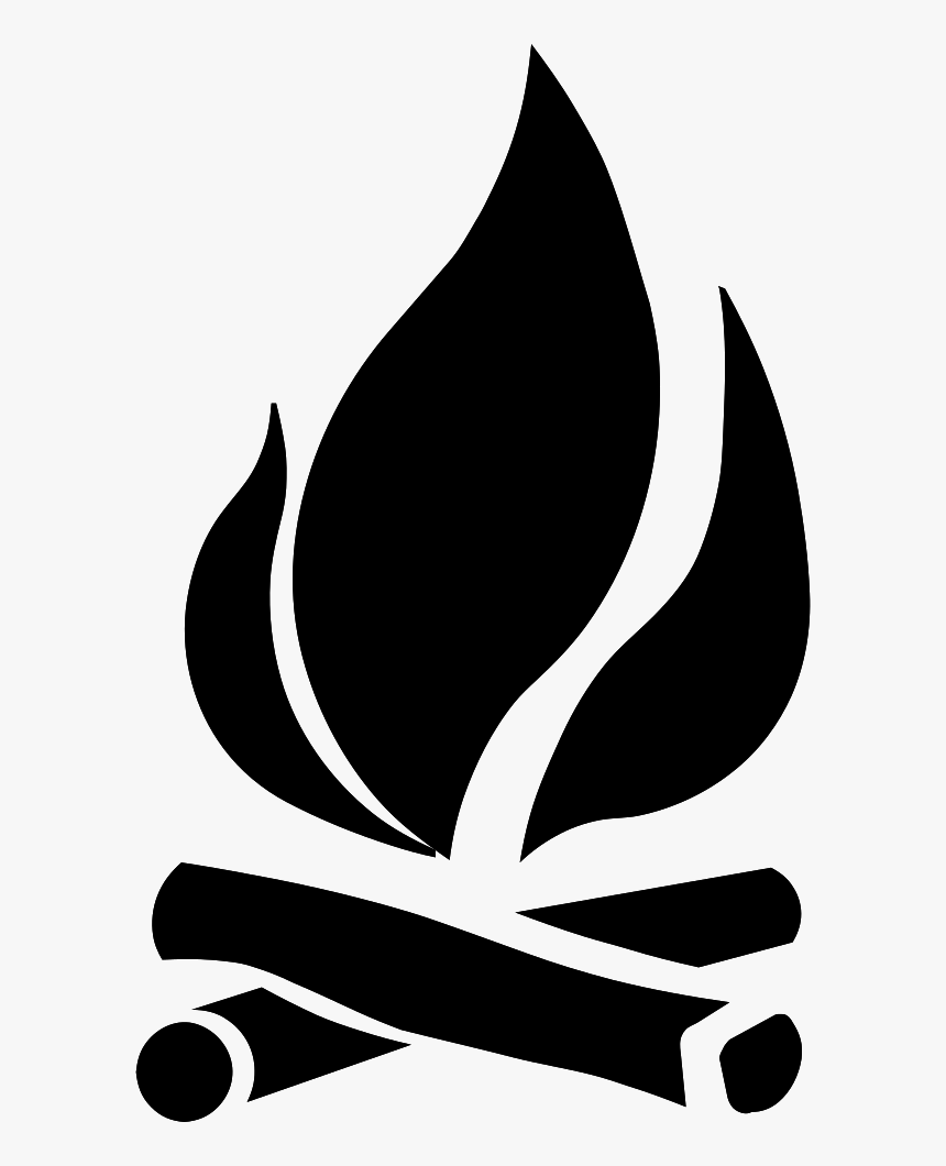 Bonfire Png - Black And White Bonfire Clipart, Transparent Png, Free Download