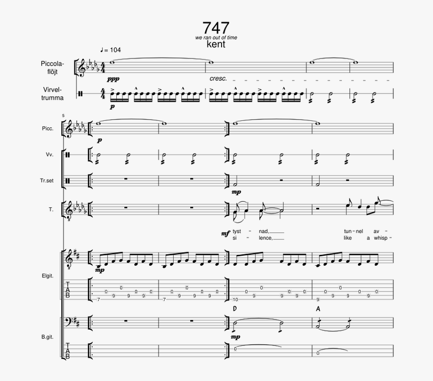 Drumline Cadences Sheet Music, HD Png Download, Free Download