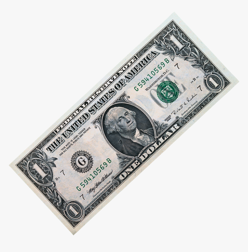 One Dollar Bill Png, Transparent Png, Free Download