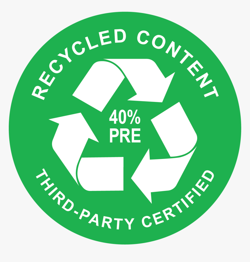 Up To 40% Recycled Content - Zero Waste Transparent, HD Png Download, Free Download