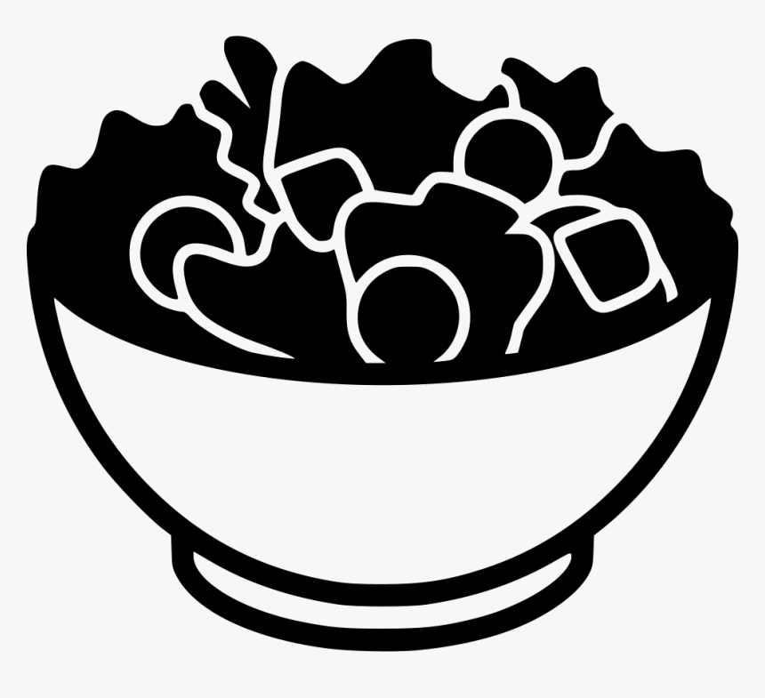 Salad - Caesar Salad Drawing Cartoon, HD Png Download, Free Download