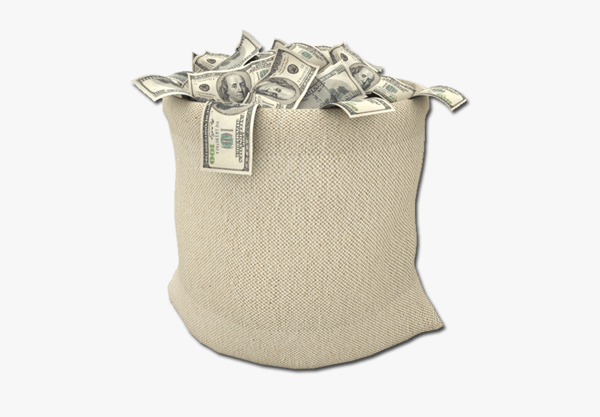 Real Money Bag Png, Transparent Png, Free Download