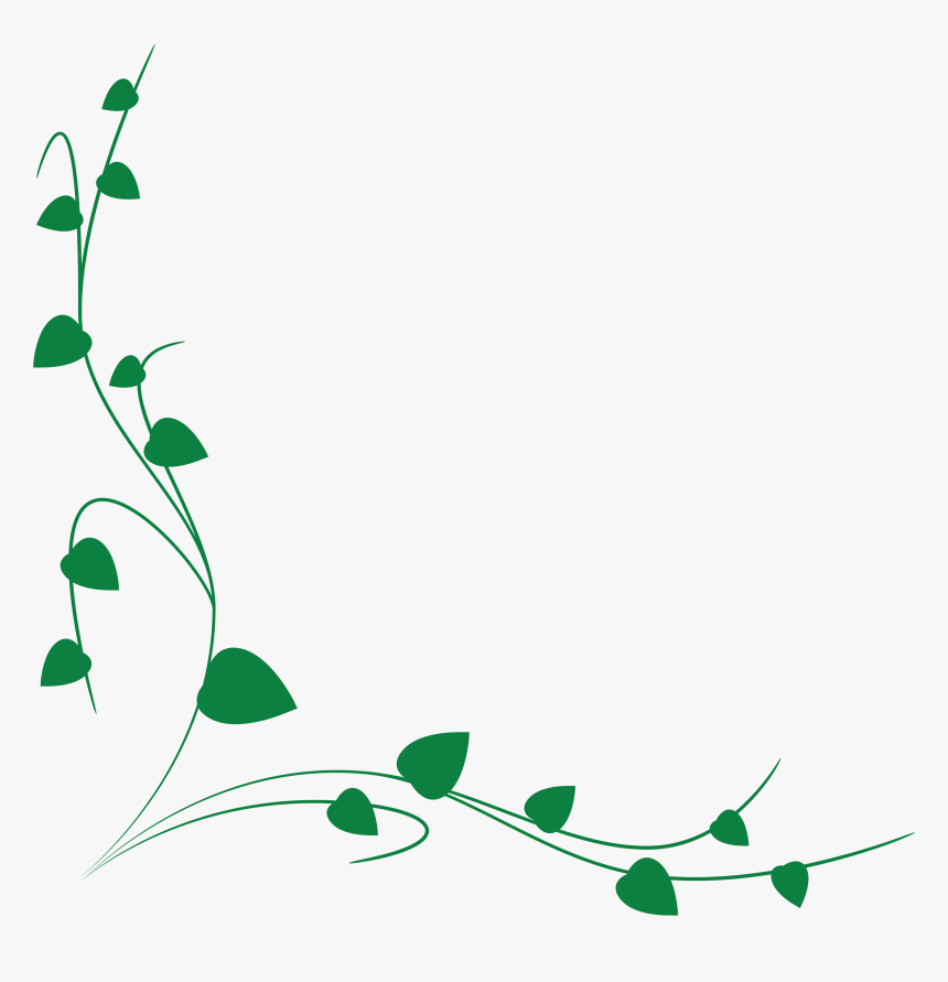 Vine Plant Stem Clip Art - Clip Art Vine Border, HD Png Download, Free Download