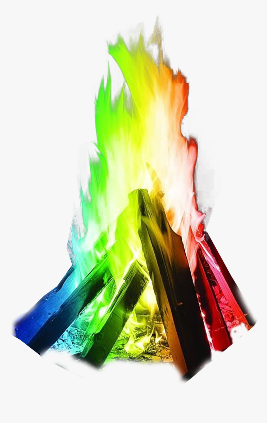 Multicolour Fire Transparent Background Png Image Seasonal - Mystical Fire, Png Download, Free Download