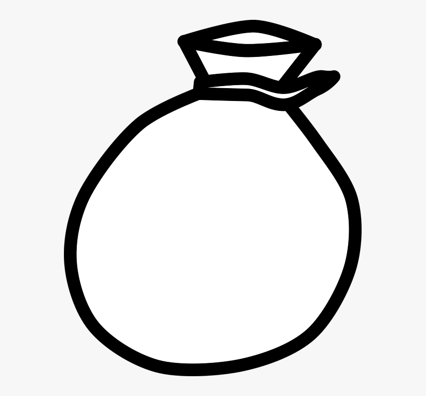 Money Bag Coin PNG, Clipart, Artwork, Bag, Big Money Cliparts, Black And  White, Blog Free PNG