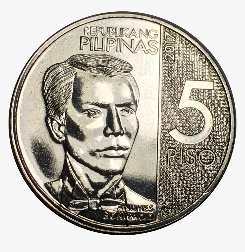 5 Peso Coin Philippines HD Png Download Kindpng