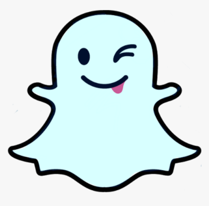 Snapchat Logo With Face, HD Png Download - kindpng