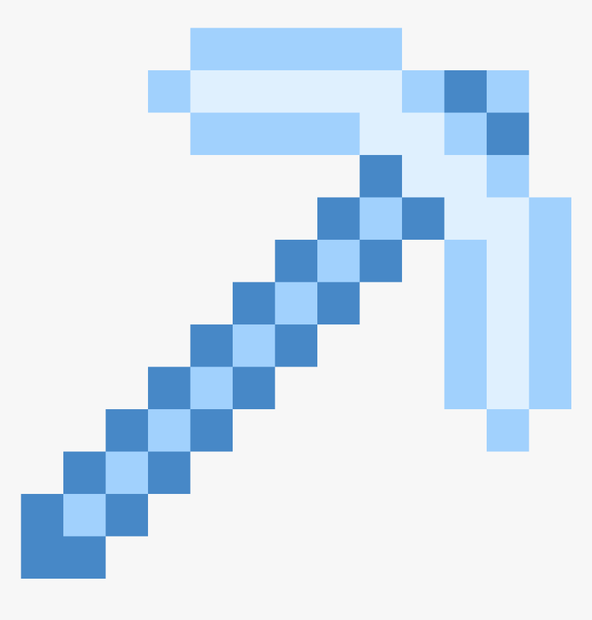 Kilof Minecraft Icon - Minecraft Pickaxe Png, Transparent Png, Free Download