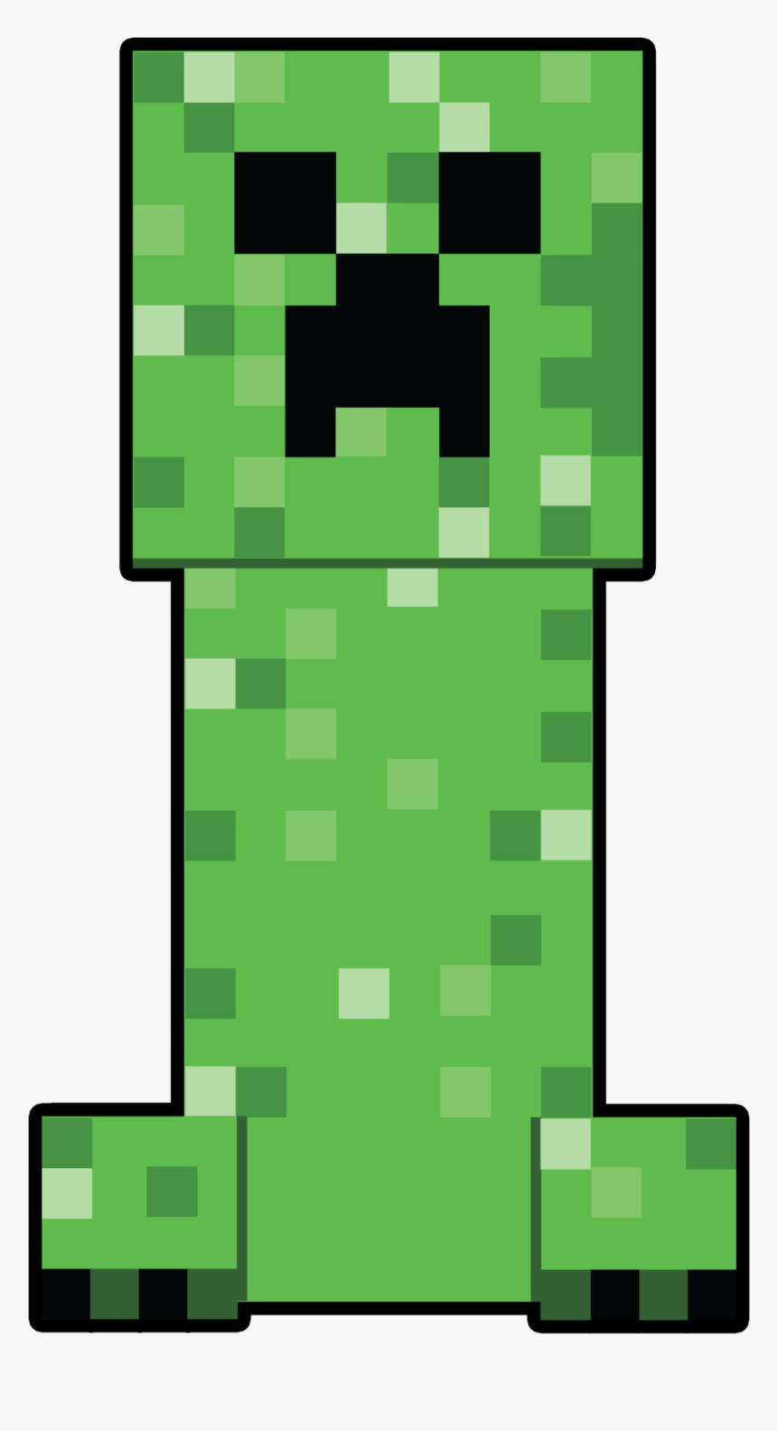 Creeper Vector - Minecraft Creeper Clipart, HD Png Download, Free Download