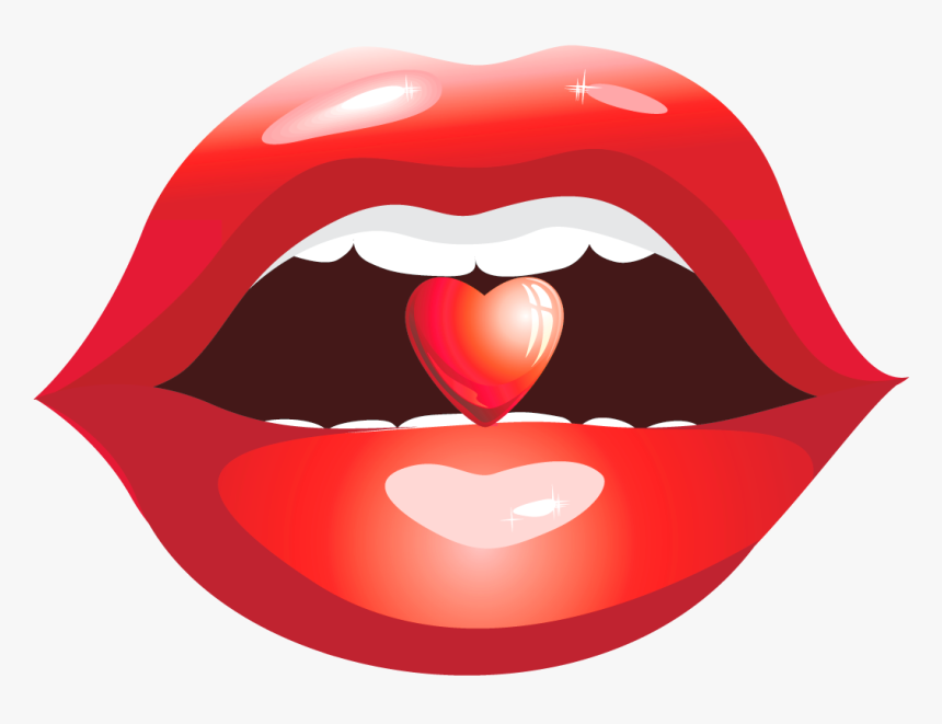 Transparent Small Red Heart Png - Lips, Png Download, Free Download