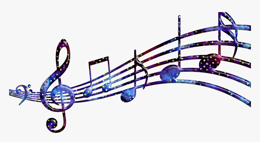 Blue Transparent Background Transparent Music Notes - Musical Notes Transparent Background, HD Png Download, Free Download