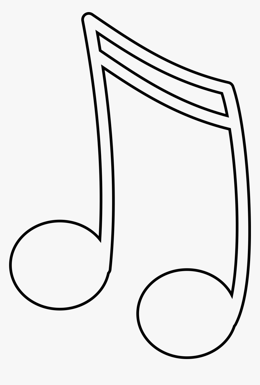 Transparent Musical Notes Png - Nota Musical Png Blanco, Png Download, Free Download