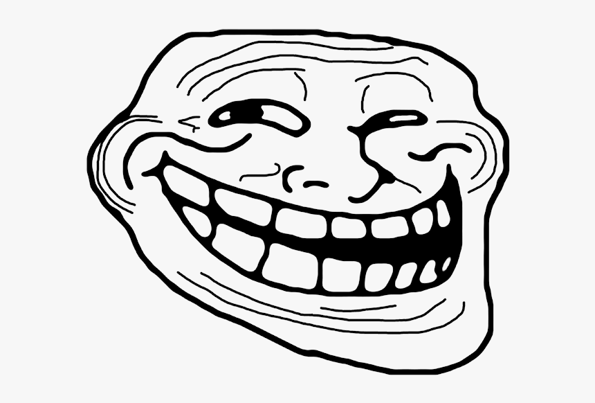 Troll Meme - Troll Face Template, HD Png Download, Free Download