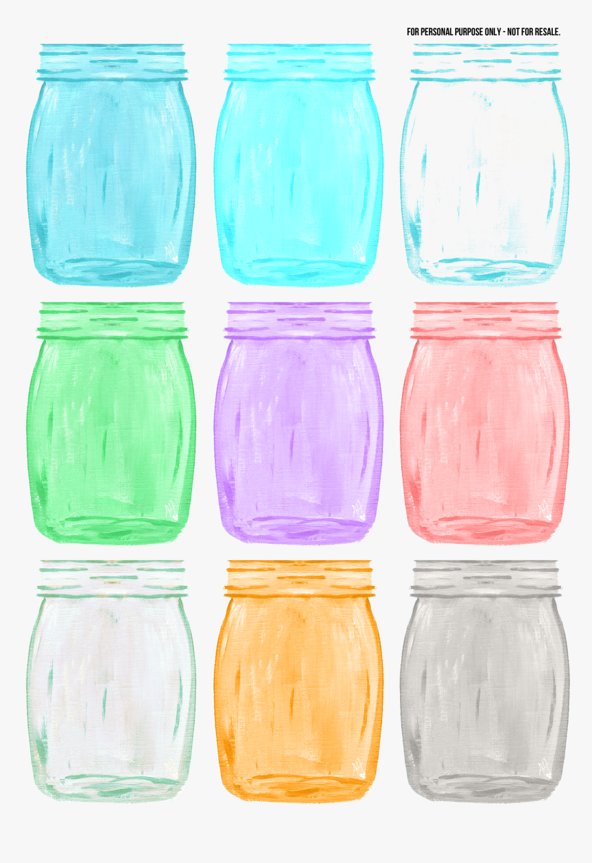 Free Mason Jar Clip Art Banner Freeuse - Plastic, HD Png Download, Free Download