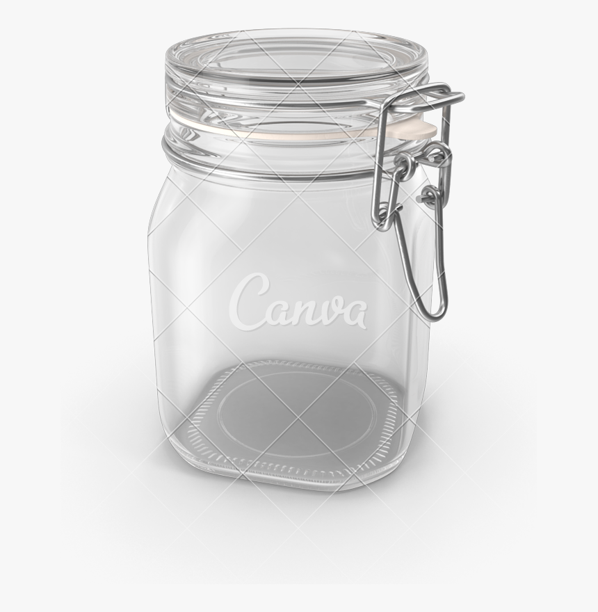 Clip Art Hinged Mason Jars - Lid, HD Png Download, Free Download