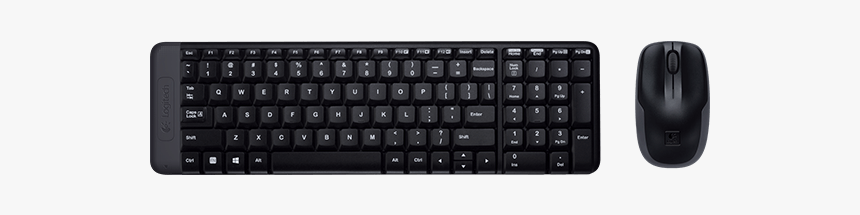 Clip Keyboard Binder Clips - Logitech Wireless Combo Mk 215, HD Png Download, Free Download