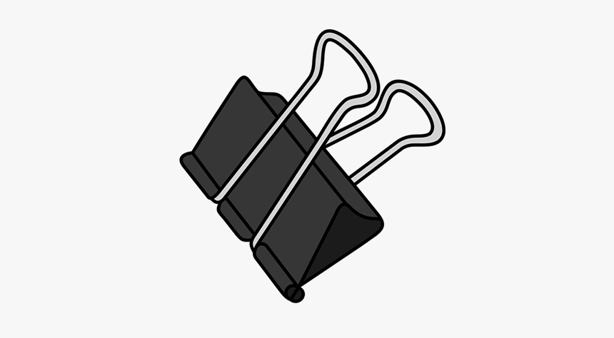 A Binder Clip - Transparent Background Bulldog Clip Png, Png Download, Free Download